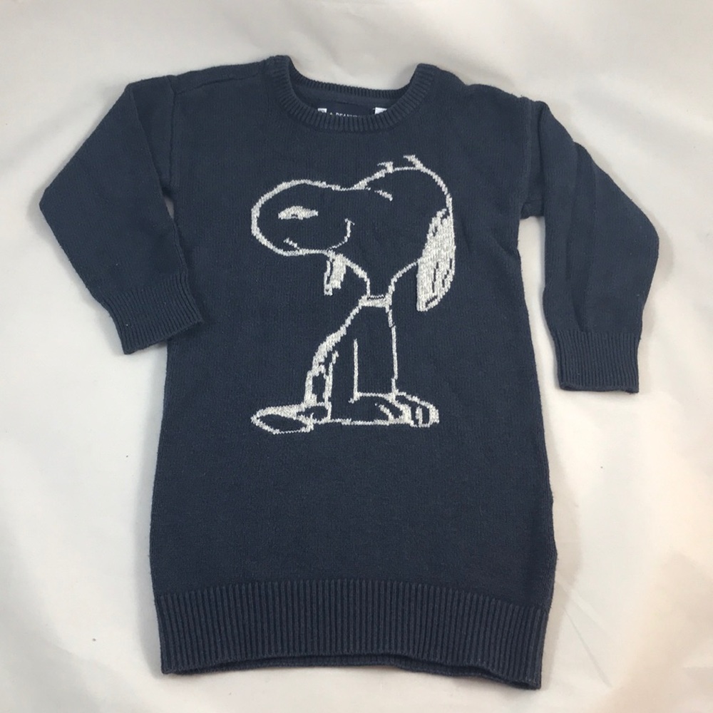 GAP Kids Navy Blue Snoopy Sweater